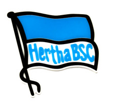 Magnet Fahne blau/weiss   Hertha BSC Berlin Fußball Fanartikel