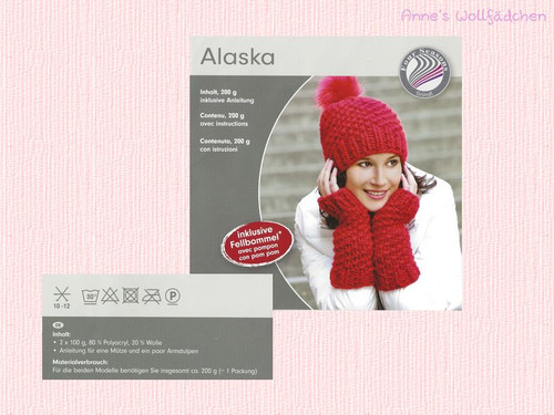 Alaska strickpackung mütze - strickpackung,