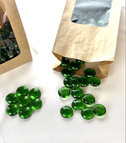 100 muggelsteine glasnuggets - 100,