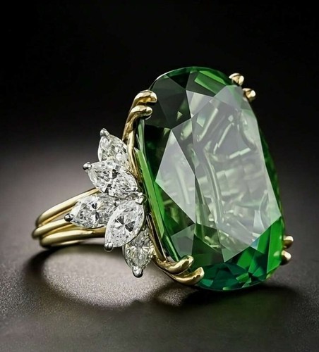 Ring gold mit stein - in,