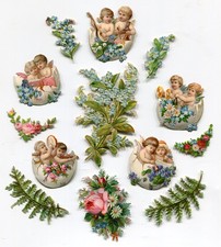 Oblaten scrap die cut chromo