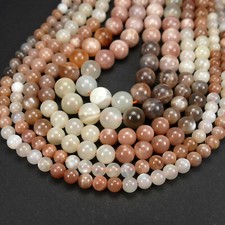 Mondstein Perle Kugel Mix