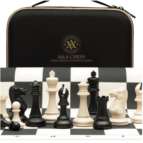 Schachset turnier 51x51cm - schachset,