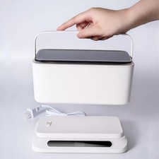 Ultraschallreiniger 800ml Schmuck Brille Uhr Münzen Zahnersatz Rasierer Digital