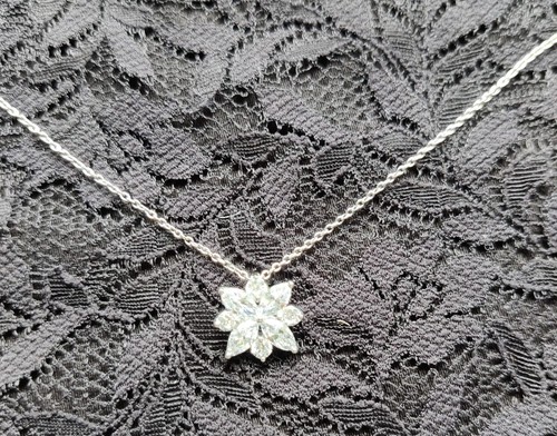 Diamonique kette mit anhänger - diamonique,