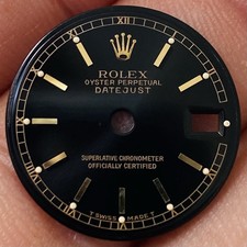 Rolex schwarzes Zifferblatt für Lady Datejust 26mm Ref 69173 79173 79178...