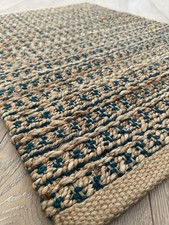 Handgewebter Natur Jute