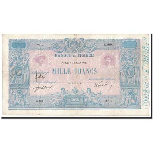 Geldschein frankreich 1000 - geldschein,,