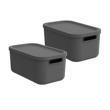 ROTHO 2er-Set Aufbewahrungsbox