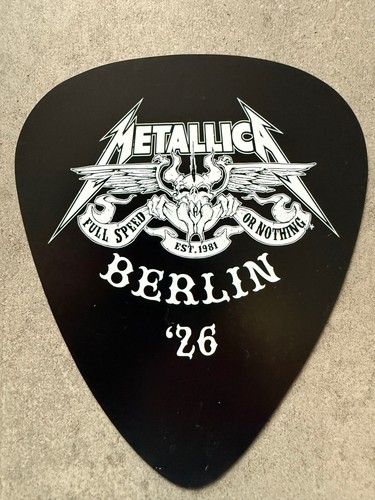 Metallica berlin plektrum - metallica,