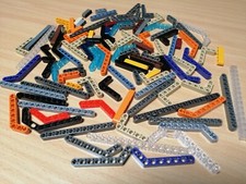 LEGO TECHNIC 100 Stück bunt viele Farben Liftarme / Lochstangen Technik Konvolut