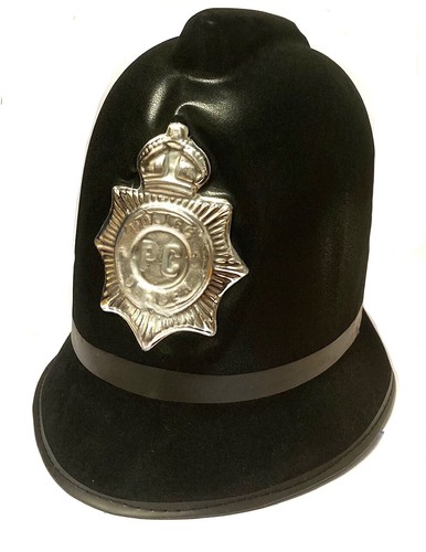 Schwarzer britischer bobby - britischer,