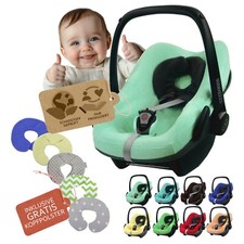 Frottee Sommerbezug Schonbezug für Babyschale kompatibel mit Maxi Cosi Pebble KP