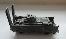 ROCO Hänger mit Panzer  II.WK grau, H0, Eigenbau, sehr gut