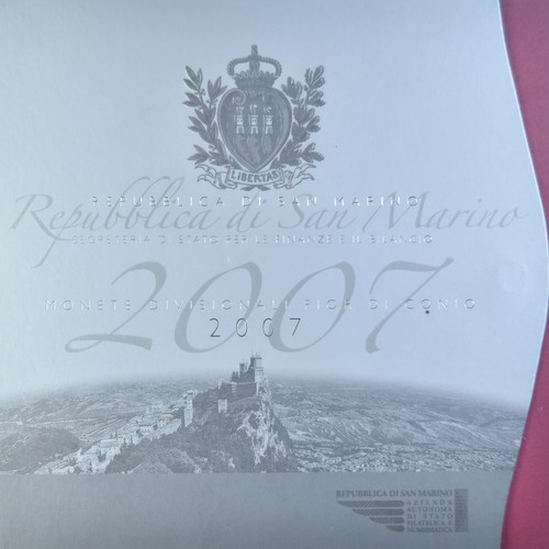 San marino set euros - euros,, 2007