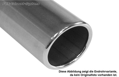 Edelstahl auspuff endrohr zum - edelstahl,