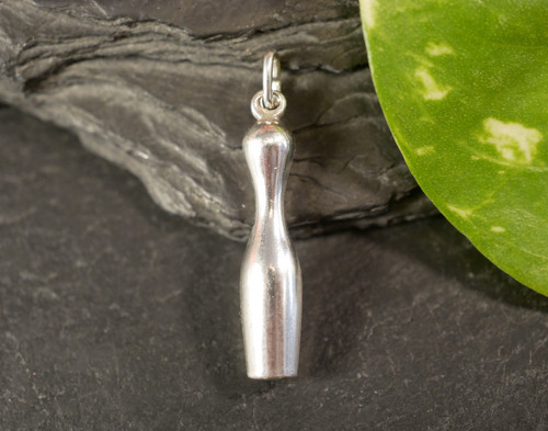 835 silber anhänger kegel pin - silber,