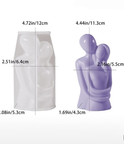 Silikonform gießform 2er - silikonform, set