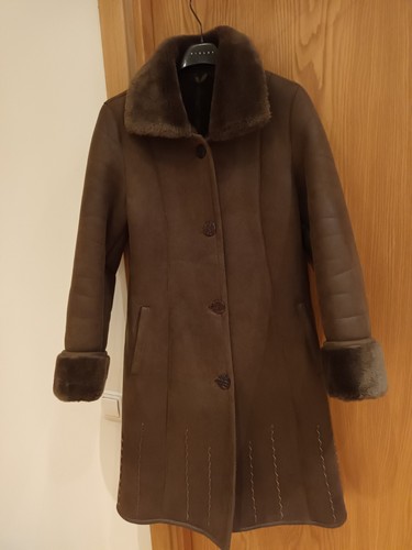 Damen lammfellmantel braun - damen,