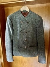 Miesbacher Trachtenjacke, Grau (ohne Stickerei), Karl Jäger, (#T15), ca. Gr. 48
