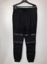 KHUJO Damen Hose Trainingshose Modell: Bone Schwarz M