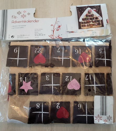 Adventskalender stoff - adventskalender,