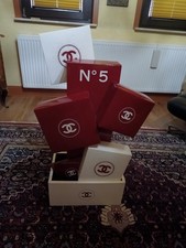 Original Chanel Aufsteller XL 89 CM hoch, rot-weiss, Couture Deko 2 von 2