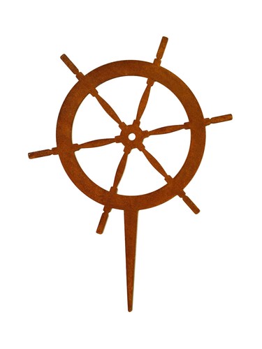 Deko rost steuerrad maritime - steuerrad,