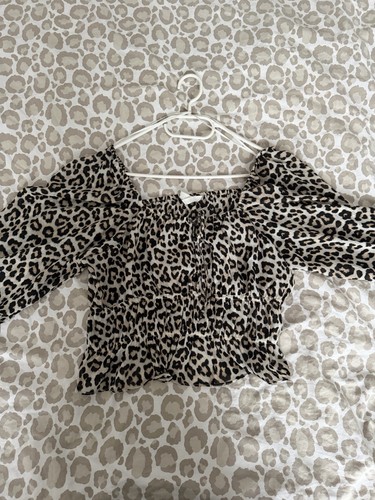 Damen bluse xl crop - h&m, gr.