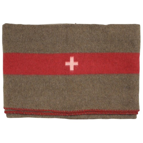 Schweiz wolldecke braun - schweiz,