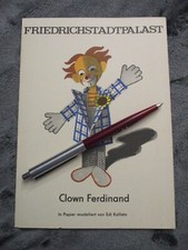 DDR  " Clown Ferdinand  " Bastelbogen von 1969??