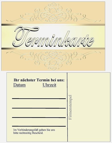 Terminkarten neutral uni arzt - neutral,