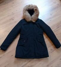 ATTENTIF®PARIS PARKA COLLECTION Mantel Gr.XS schwarz Kapuze Echt Fell abnehmbar