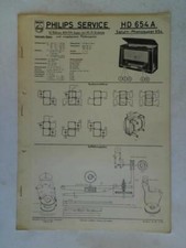 Reparaturdiensthilfe mit Schaltplan: Philips Service. 10 Röhren AM/ FM Super mit