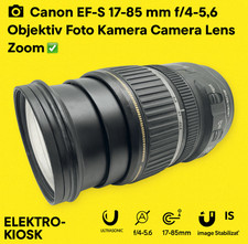 ? Canon EF-S 17-85 mm f/4-5.6 Objektiv Foto Kamera Camera Lens Zoom ✅