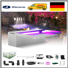 Edelstahl-Wasserfall mit LED |