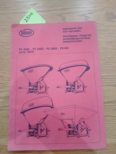 Vicon streuer 400 500 600 - 500,