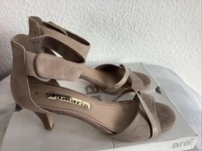 Tamaris Sandalen Pumps , Gr. 40, Grau,Leder, Top Zustand