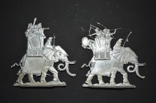 Zinnfiguren kriegselefanten - zinnfiguren, "kriegselefanten