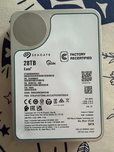 Seagate exos 28tb - seagate,