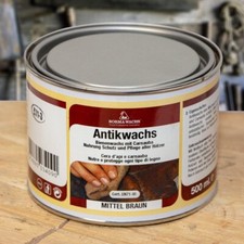 Antikwachs Bienenwachs Holzwachs Möbelwachs - Mittelbraun - 500ml