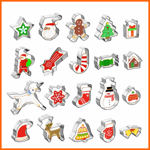 Ausstechformen weihnachten - 20,