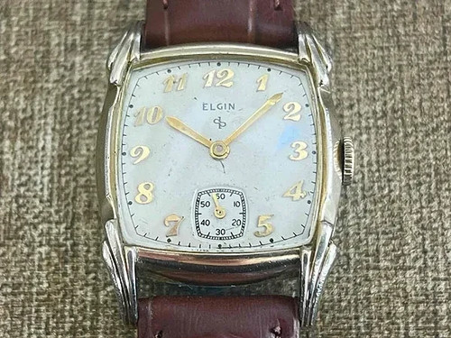 Vintage elgin usa cal - elgin, 10k