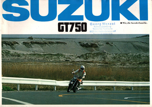 Prospekt suzuki 750 - suzuki, gt