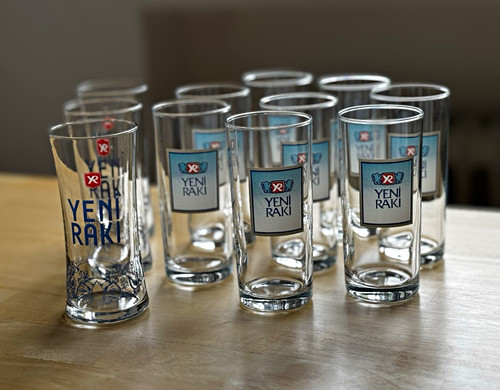 Yeni raki gläser set - (8, 3)