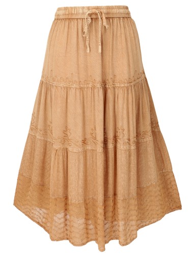Bestickter boho hippierock - boho,