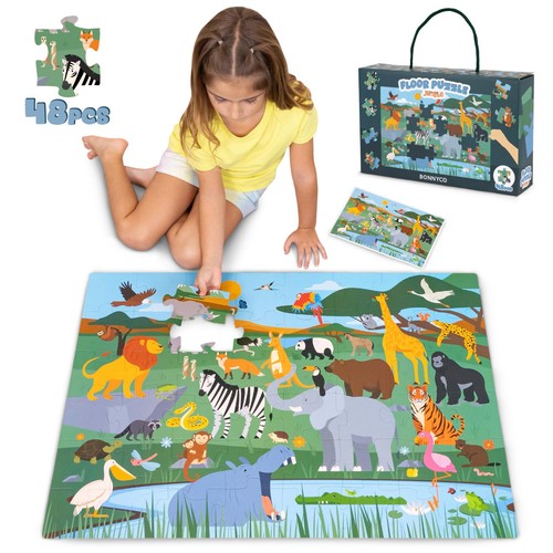 Bonnyco xxl puzzle - puzzle, kinder