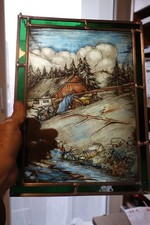 bleiglas fensterbild Schwarzwaldhof