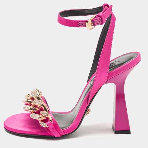 Versace sandalen rosa satin - rosa,