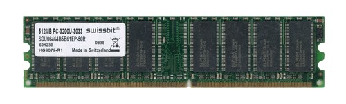 Arbeitsspeicher swissbit 512mb - arbeitsspeicher,
